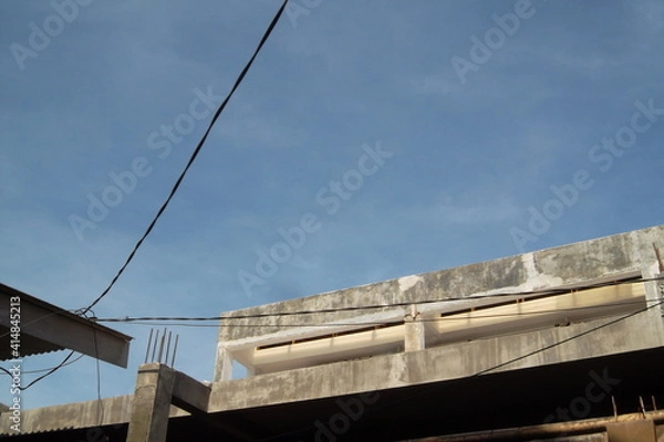 Fototapeta unfinished buildings built