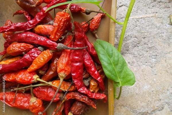 Fototapeta dried peppers