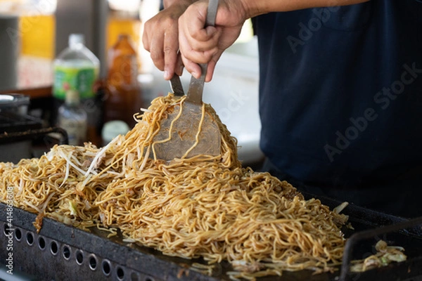 Obraz お祭り屋台のやきそば