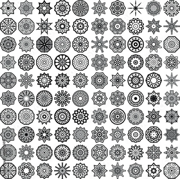 Fototapeta Hindu Mandala Circular Pattern	Pack