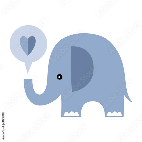 Obraz Blauer Elefant