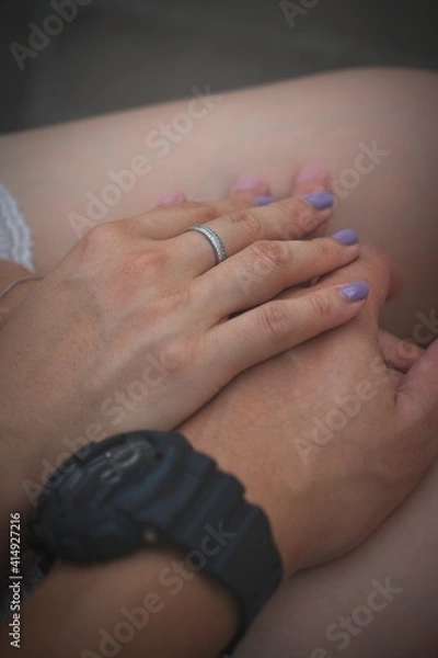 Obraz Touching Hands Love