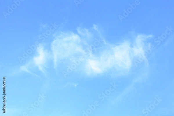 Obraz blue sky background with white clouds