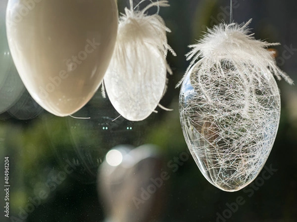 Obraz Glaseier, Deko im Fenster