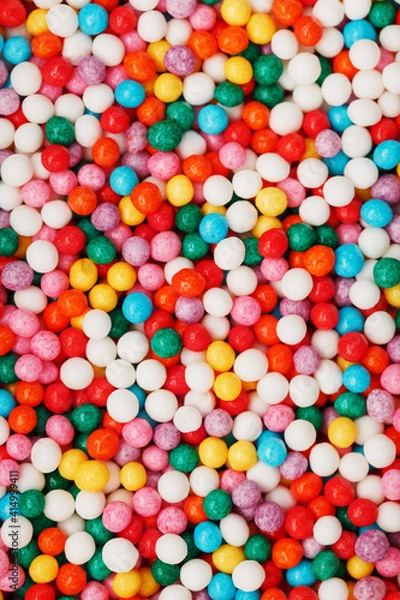 Obraz Balls Colored texture as a background in full screen.