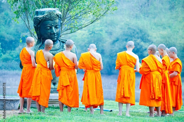 Obraz uczenie się mnicha