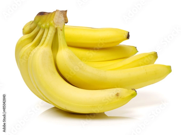 Fototapeta Banana isolated on white background