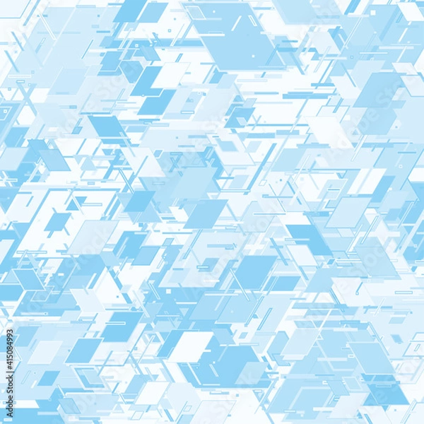 Fototapeta Automatically generate Widmanstatten pattern that appears in iron meteorite.