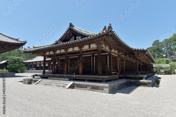 Fototapeta 唐招提寺　礼堂　奈良市