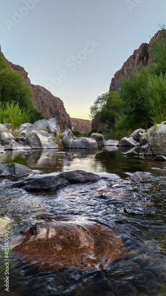 Obraz river in the mountains