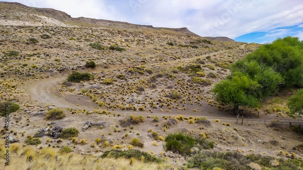 Obraz landscape with sky and clouds