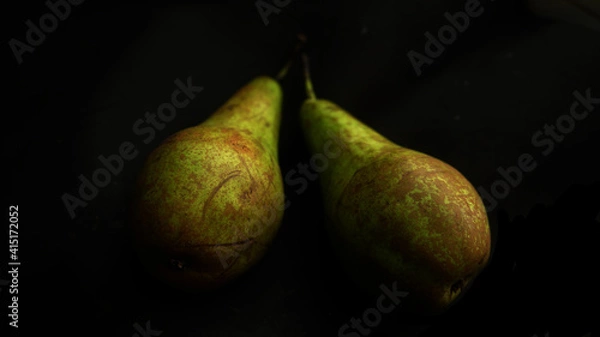 Obraz pear on black