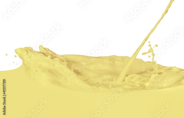 Obraz splashing milk