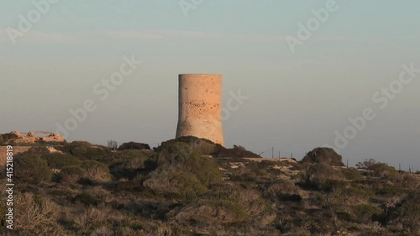 Fototapeta Torre de defensa cabo Blanco