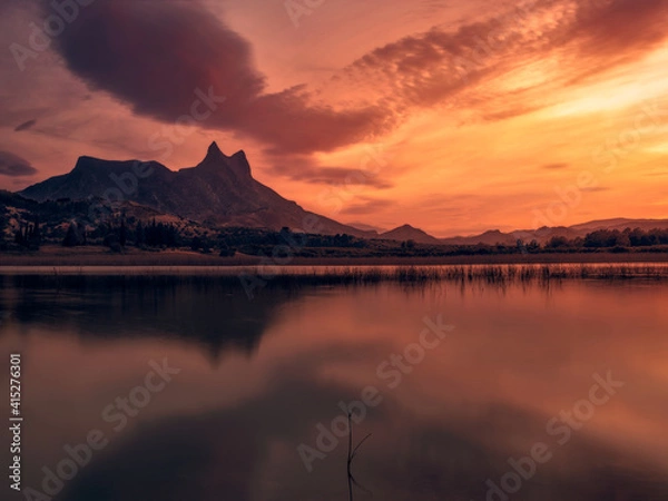 Obraz Atardecer / Reflejos