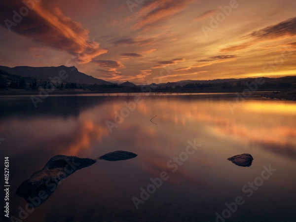 Obraz Atardecer / Reflejos