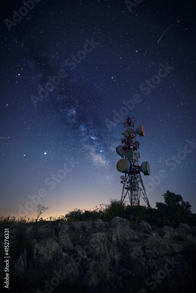 Obraz Antenas y Vía Láctea