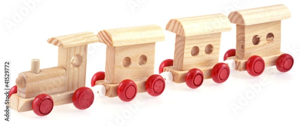 Obraz petit train bois