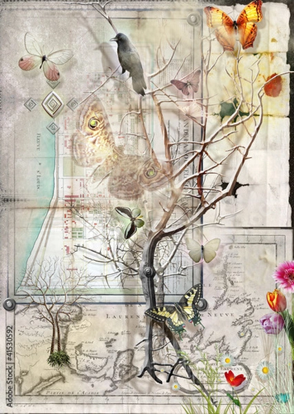 Fototapeta Erratic landscape