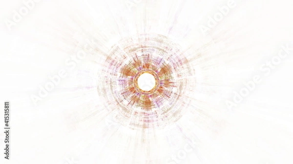 Fototapeta 幻想的なトンネルのイメージの背景