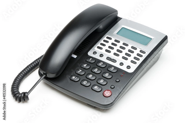 Obraz Phone isolated on white