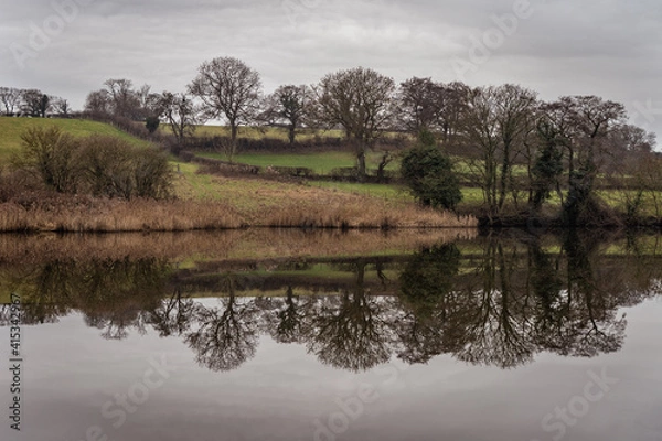 Fototapeta Landscape River Reflection