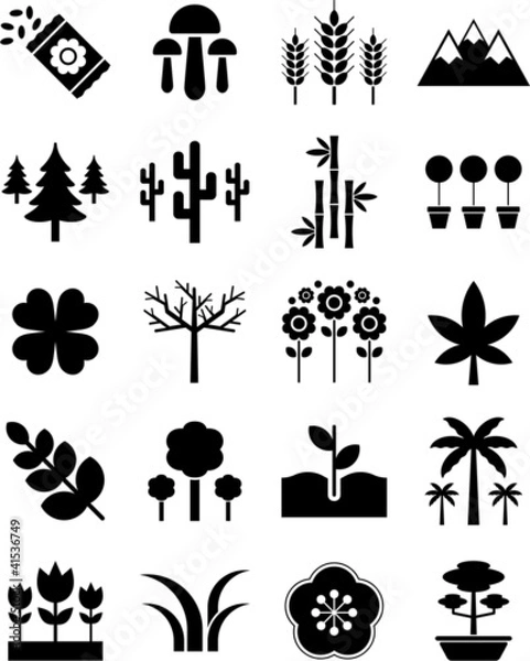 Obraz Nature icons