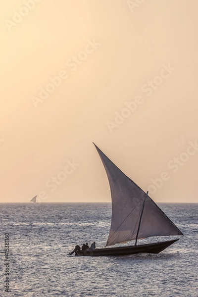 Obraz Dhow outside Stone Town