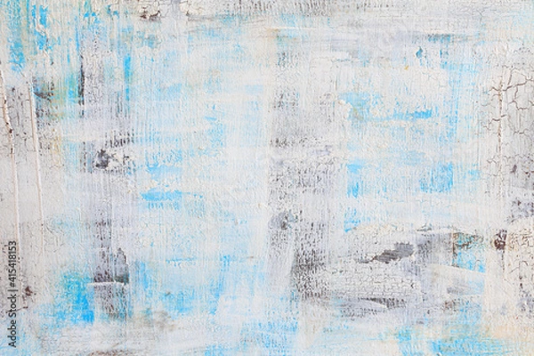 Obraz old  blue paint