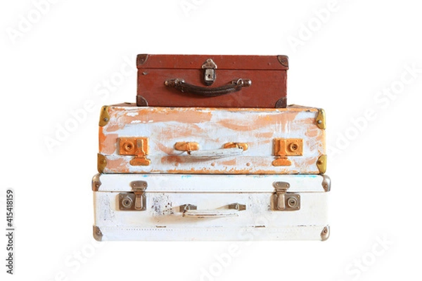 Obraz antique suitcases