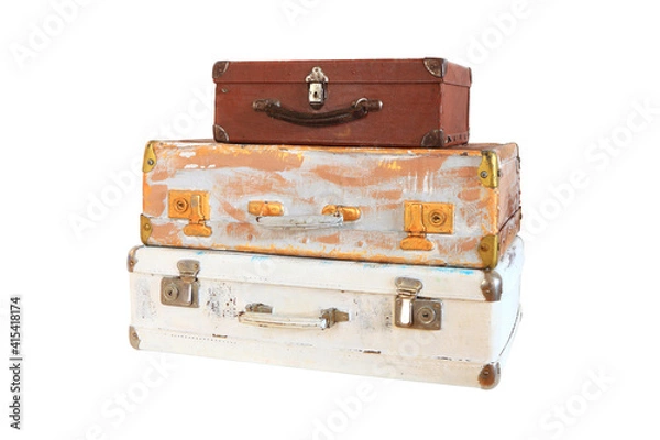 Obraz old suitcases