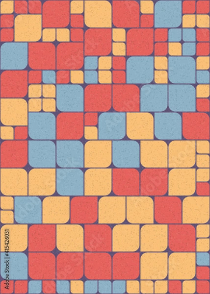 Obraz Abstract Geometric Pattern generative computational art illustration