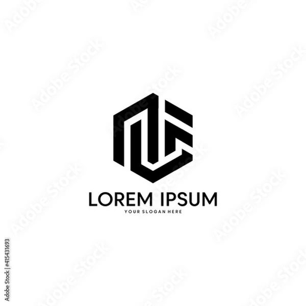 Fototapeta business real estate building and architecture logo design vector