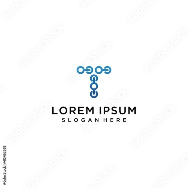 Fototapeta Letter T Logo vector Images	