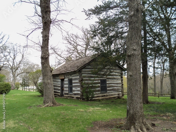 Obraz old house in the woods