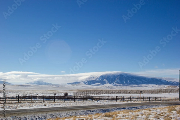 Obraz snow covered mountains