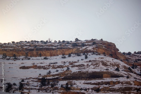 Obraz snow covered mountains