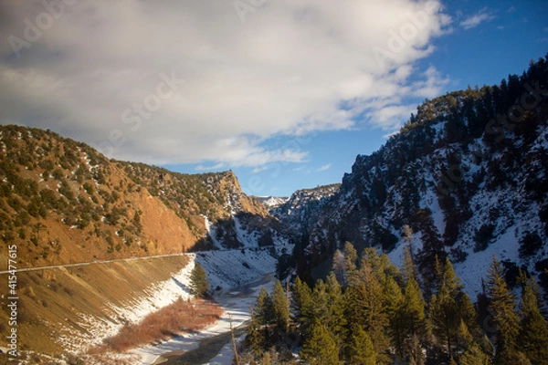 Obraz snow in the mountains 