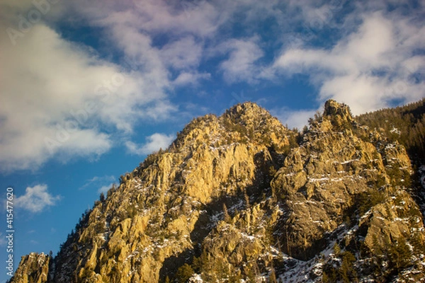 Obraz Blue sky in the mountains 