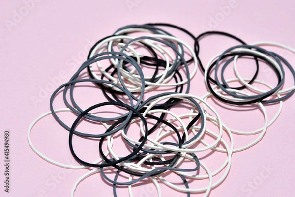 Obraz モノクロゴムバンド
