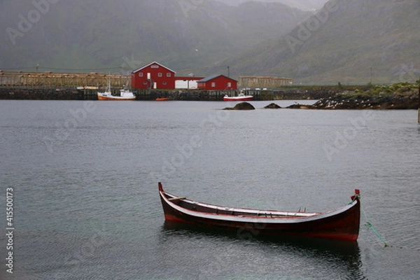 Obraz boat on the river