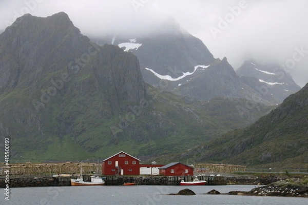 Obraz lake and mountains