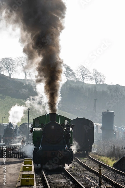 Fototapeta Steaming In