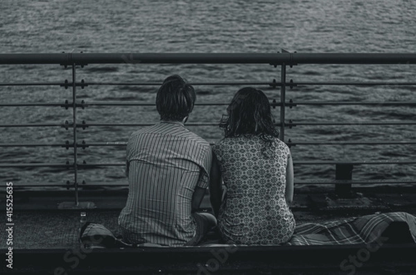 Obraz paar an der spree