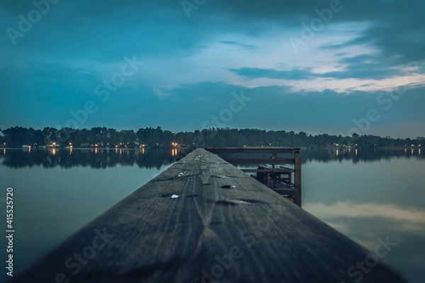 Fototapeta steg geländer