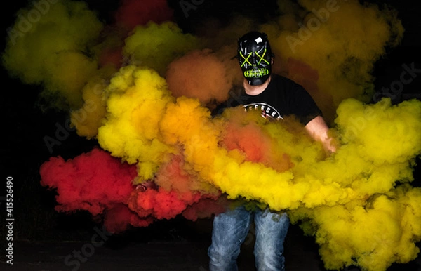 Fototapeta Smoke mit Maske 12