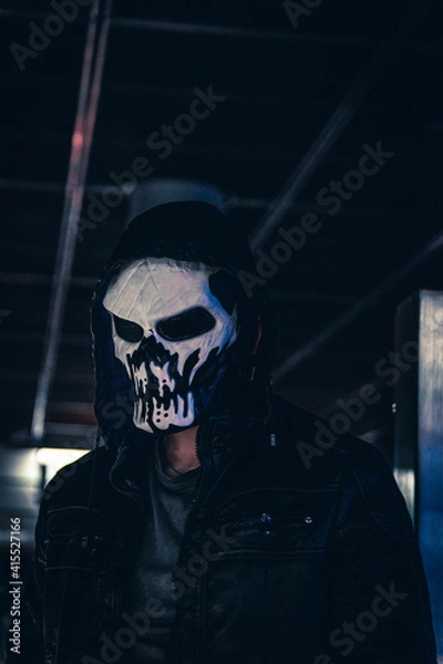 Fototapeta Totenkopfmaske 4