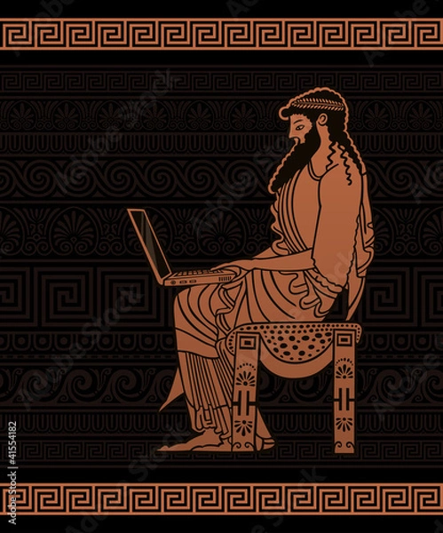 Obraz Ancient Businessman