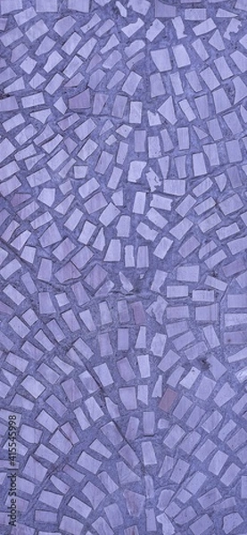 Obraz Violet mosaic. Rectangular abstract background. Banner for text. Vertical wallpaper.