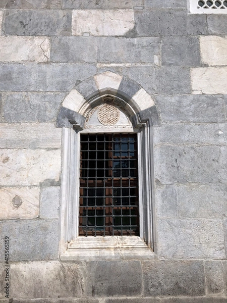 Obraz Architectural detail from Yesil Cami or The Green Mosque in Iznik